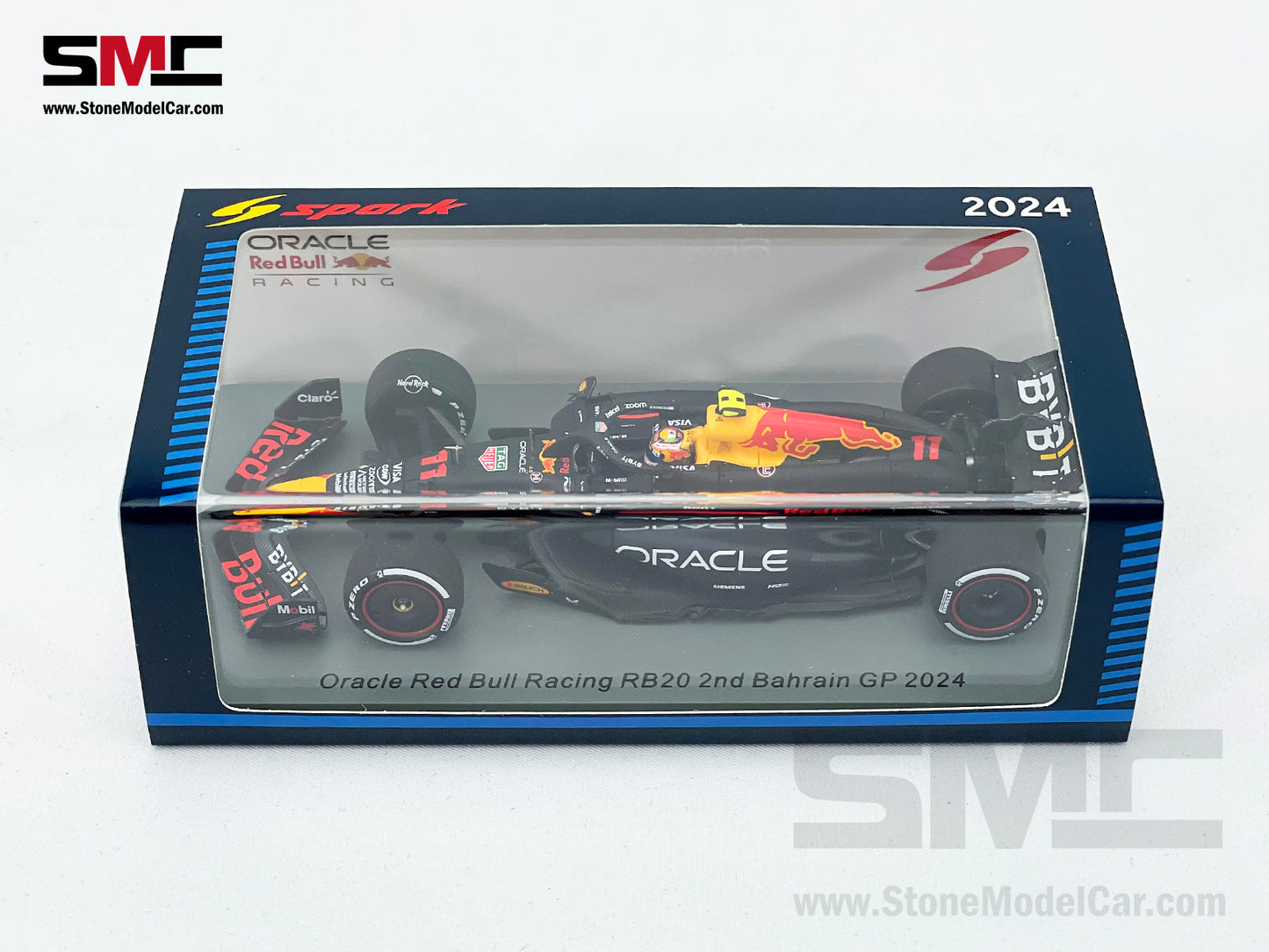 Red Bull F1 RB20 #11 Sergio Perez Bahrain GP 2024 Podium 1:43 Spark S9520