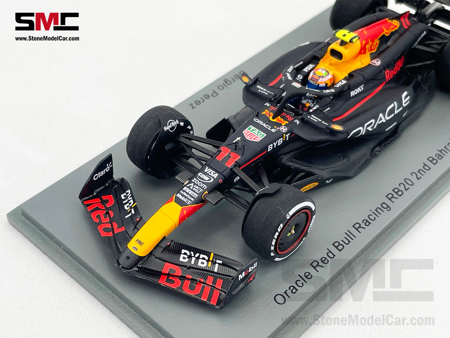 Red Bull F1 RB20 #11 Sergio Perez Bahrain GP 2024 Podium 1:43 Spark S9520
