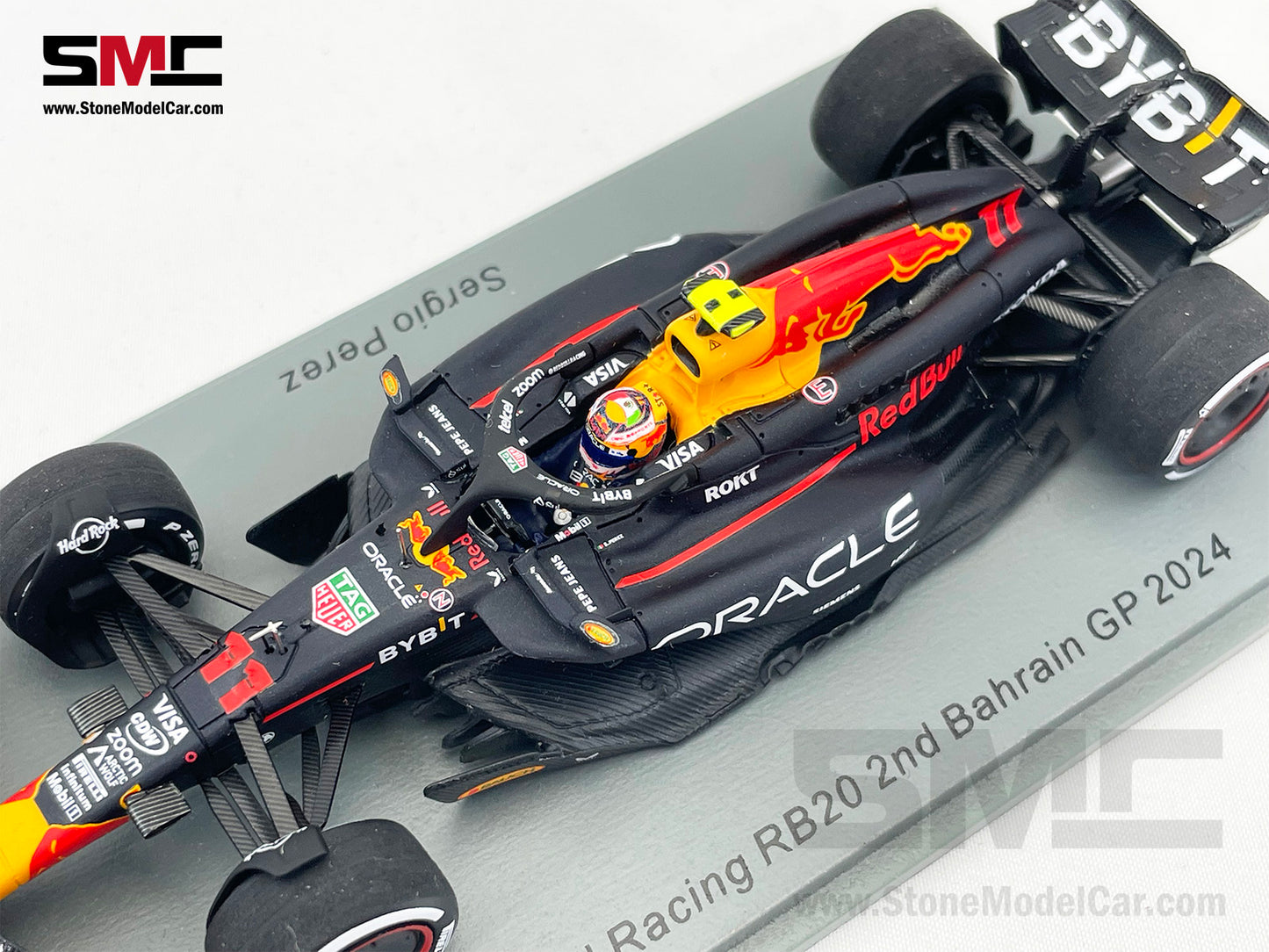 Red Bull F1 RB20 #11 Sergio Perez Bahrain GP 2024 Podium 1:43 Spark S9520