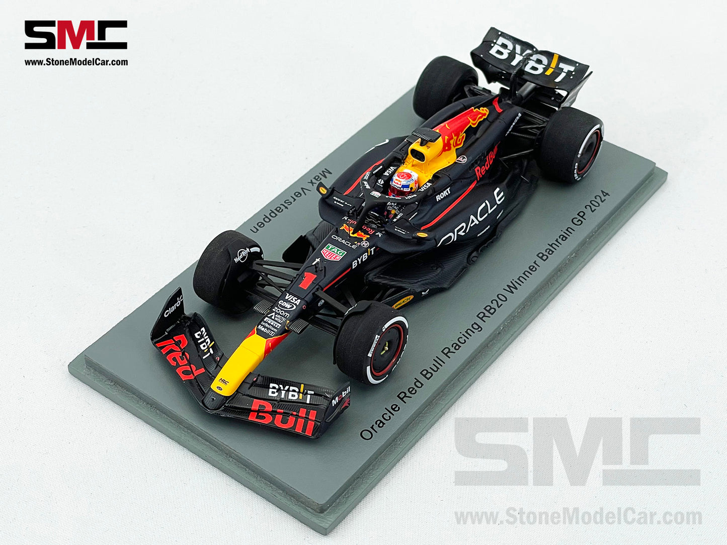 Red Bull F1 RB20 #1 Max Verstappen Bahrain GP 2024 World Champion 1:43 Spark S9519