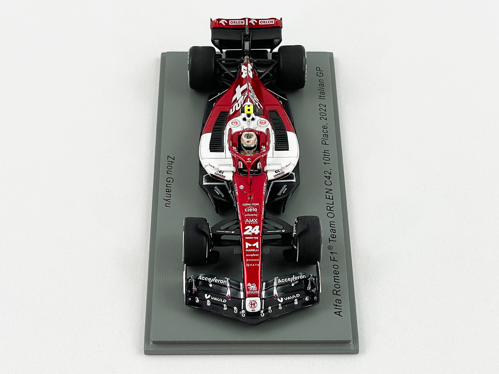1 43 SPARK Alfa Romeo F1 C42 #24 Monza Italy Gp 2022 Guanyu Zhou S8549 | Achetez sur 1 43 SPARK Alfa Romeo F1 C42 #24 Monza Italy Gp 2022 Guanyu Zhou S8549 | Achetez sur