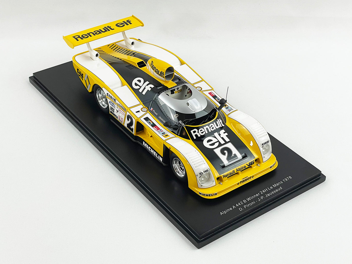 24h Le Mans 1978 Winner Renault Alpine #2 A442 1:18 Spark 18LM78 Pironi Jaussaud