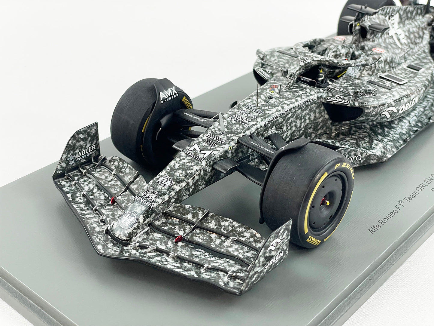 2022 Alfa Romeo Saubar F1 C42 Robert Kubica Barcelona Test Spark 1:18 18S749