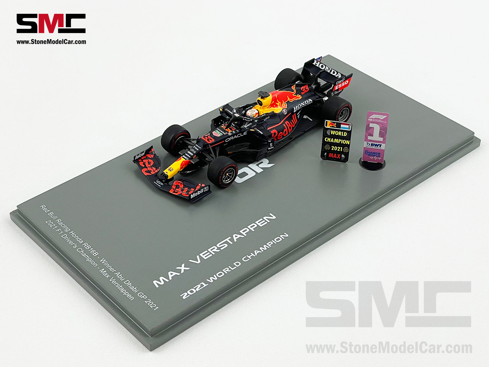 2021 World Champion Red Bull F1 RB16B #33 Max Verstappen Abu Dhabi