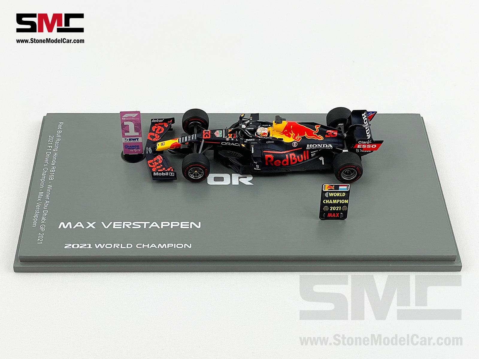 2021 World Champion Red Bull F1 RB16B #33 Max Verstappen Abu Dhabi