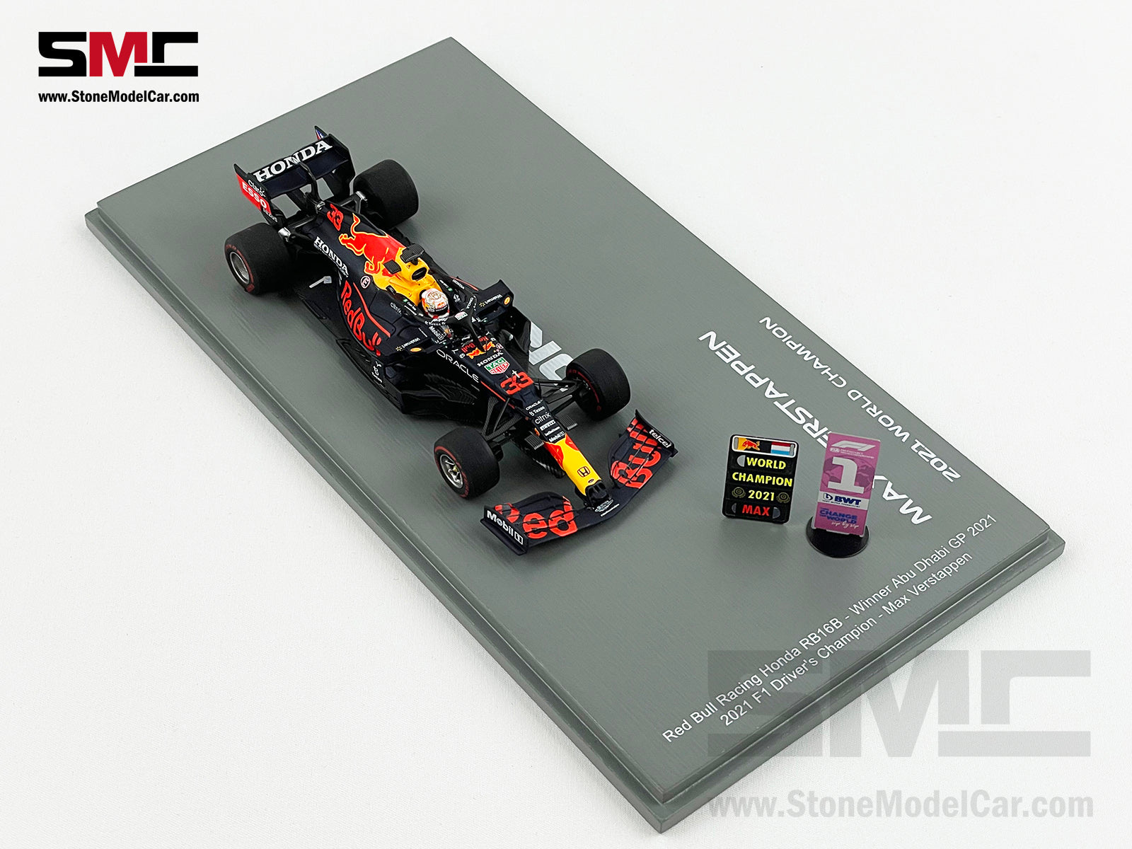 2021 World Champion Red Bull F1 RB16B #33 Max Verstappen Abu Dhabi