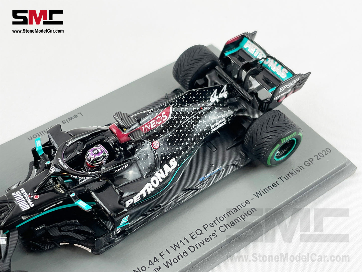 2020 World Champion Mercedes F1 W11 #44 Lewis Hamilton Turkey GP 1:43 Spark S6488