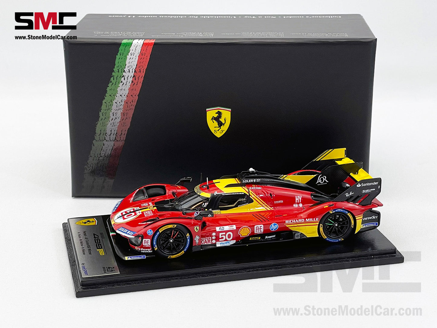 Ferrari 499P #50 AF CORSE Winner 24H Le Mans 2024 Looksmart 1:43 LSLM182