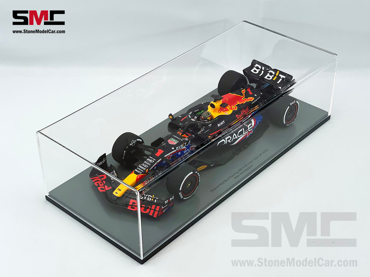 Red Bull F1 RB19 #1 Max Verstappen Winner US Austin GP 2023 World Champion Spark 1:18 18S955
