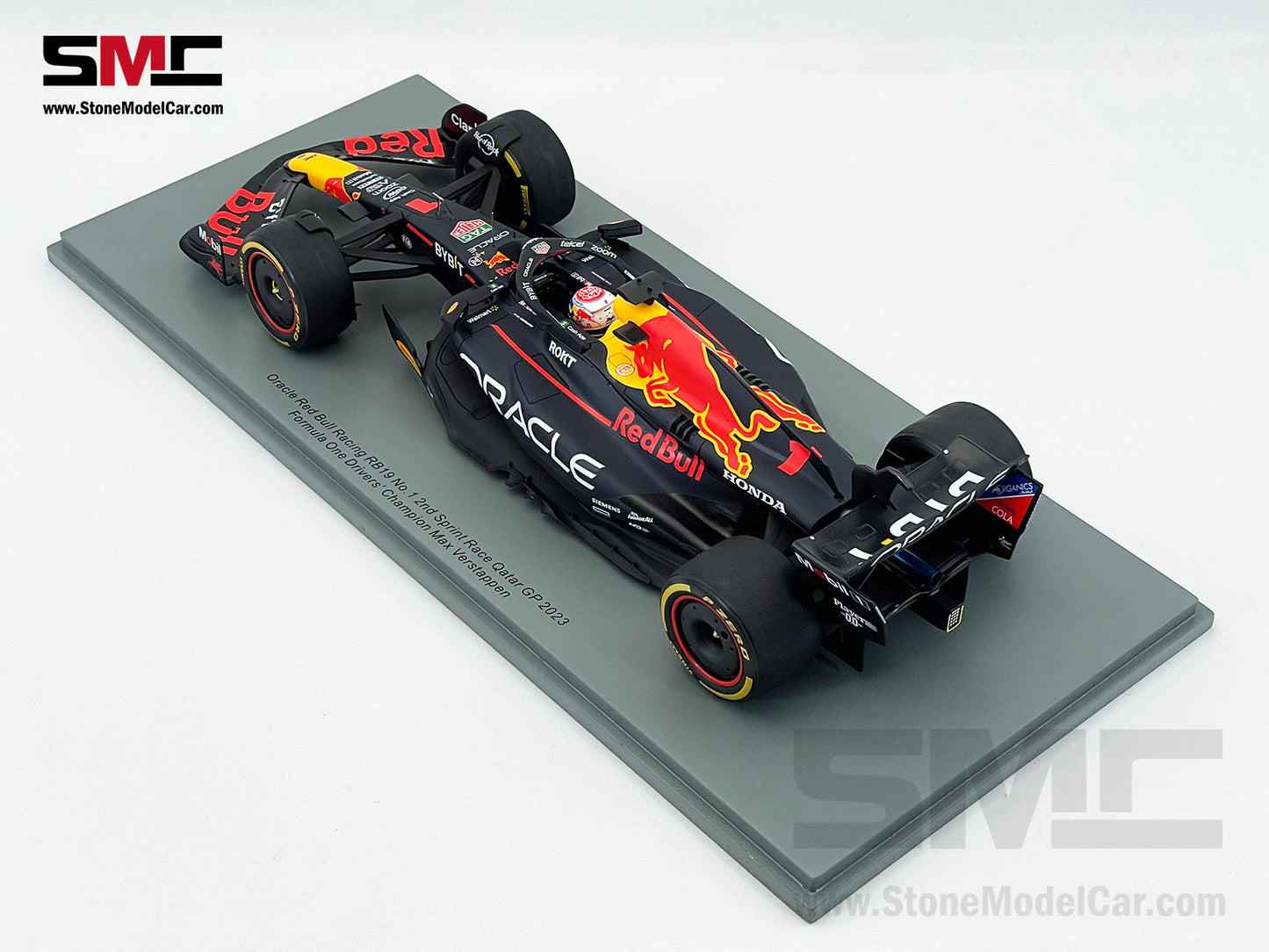 Red Bull F1 RB19 #1 Max Verstappen Winner Qatar GP 2023 World Champion Spark 1:18 18S909