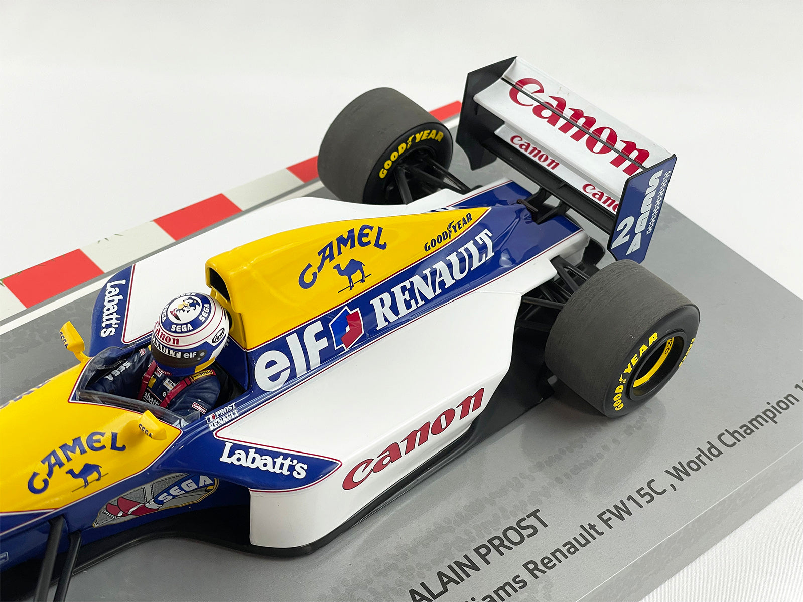 Williams F1 FW15C #2 Alain Prost 1993 World Champion 1:18