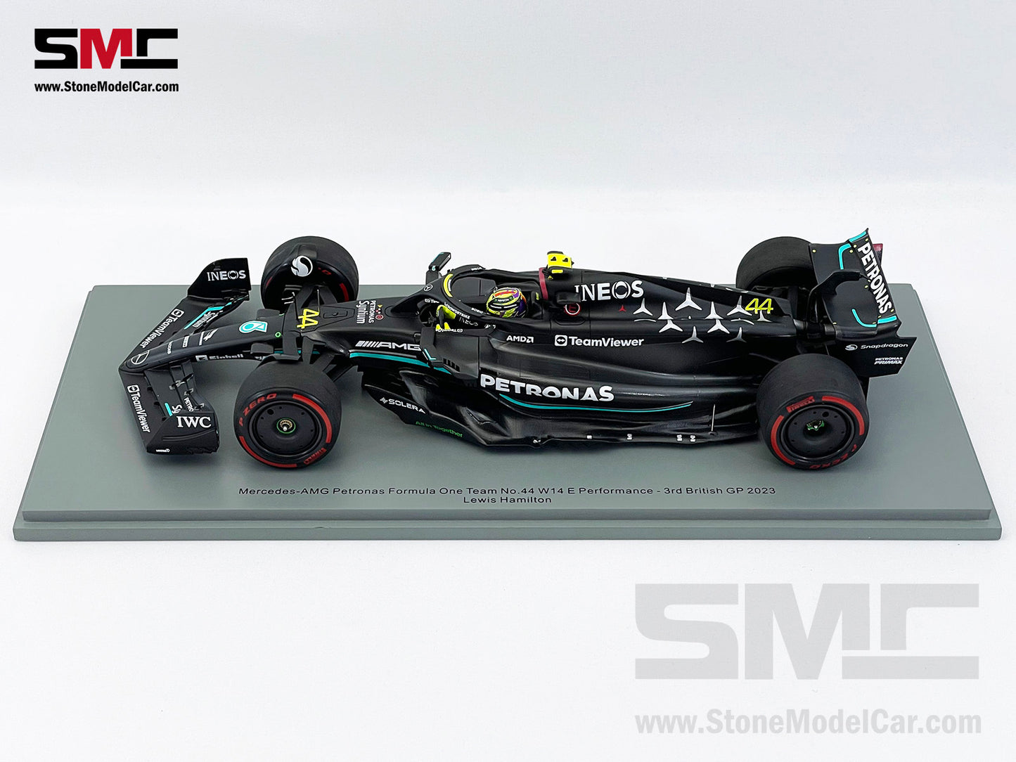 Mercedes F1 W14 #44 Lewis Hamilton 3rd British GP 2023 Spark 1:18 18S901