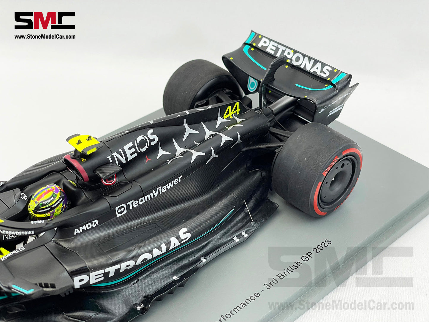 Mercedes F1 W14 #44 Lewis Hamilton 3rd British GP 2023 Spark 1:18 18S901