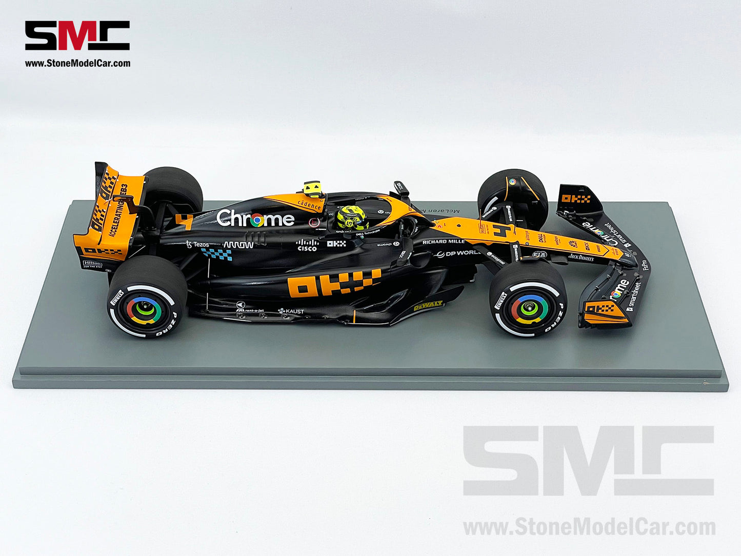McLaren F1 MCL60 #4 Lando Norris 2nd Japanese GP 2023 Special Livery Spark 1:18 18S966