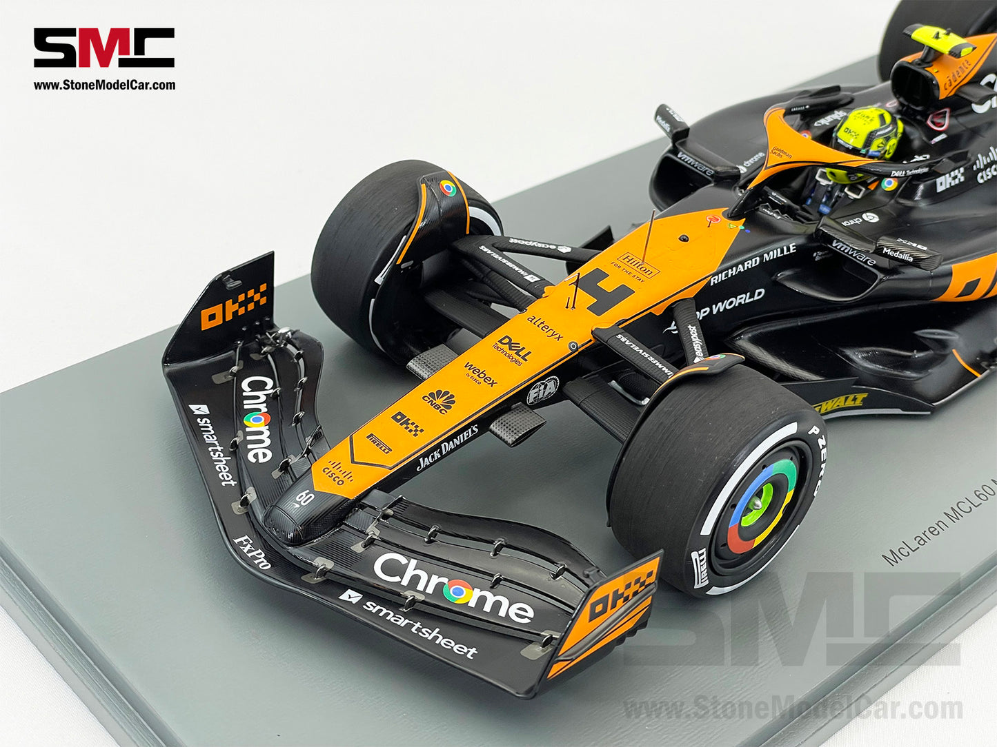 McLaren F1 MCL60 #4 Lando Norris 2nd Japanese GP 2023 Special Livery Spark 1:18 18S966