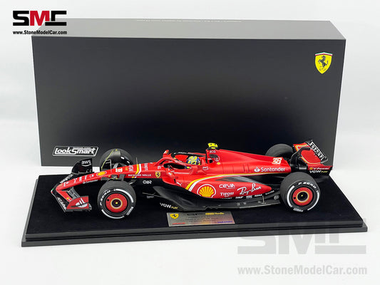Ferrari F1 SF-24 #38 Oliver Bearman Saudi Arabia GP 2024 1st Career Point Looksmart 1:18 LS18F1058