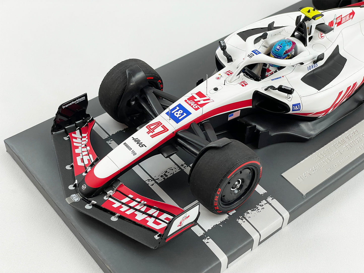 Haas F1 Team VF-22 Mick Schumacher British GP 8th 2022 1st Point 1:18 MINICHAMPS