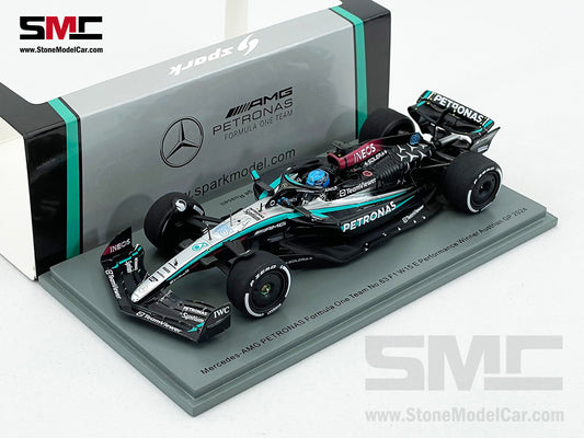 Mercedes F1 W15 E Performance #63 George Russell Austrian GP Winner 2024 Spark 1:43 S9532