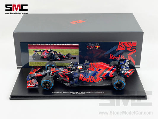 1:18 Spark Red Bull F1 RB15 33 Max Verstappen Silverstone Circuit Shakedown 2019