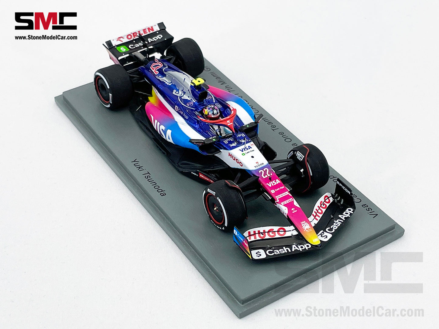 Visa Cash App RB F1 VCARB01 #22 Yuki Tsunoda Miami GP 2024 Special Livery Spark 1:43 S9534
