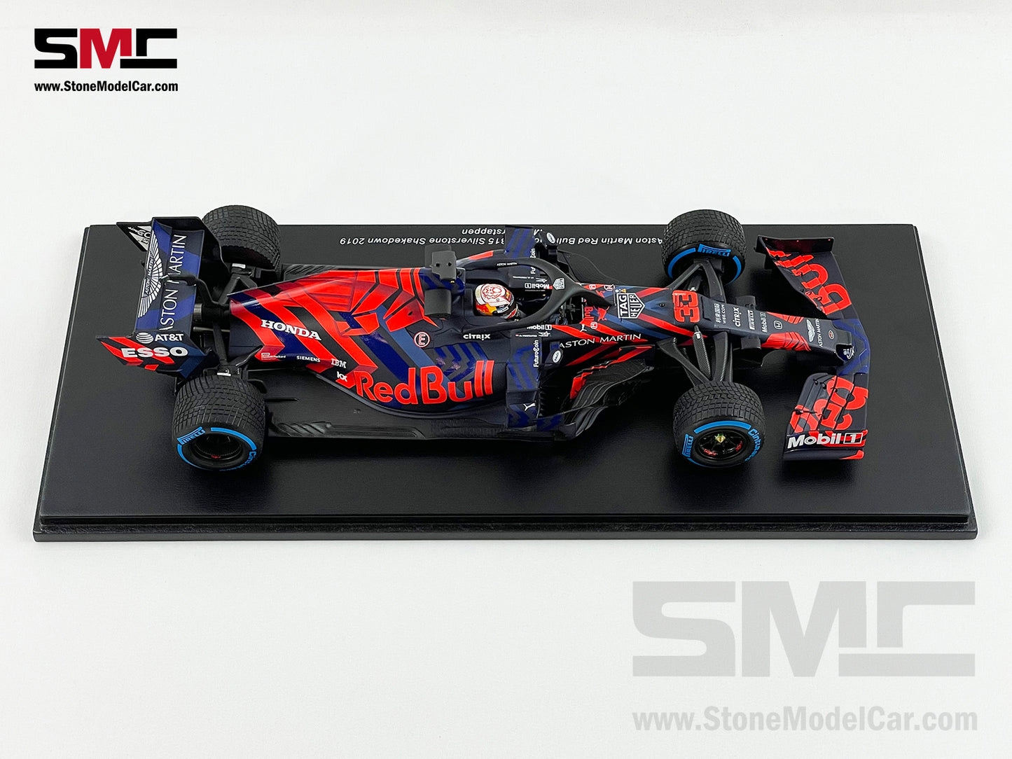 1:18 Spark Red Bull F1 RB15 33 Max Verstappen Silverstone Circuit Shakedown 2019