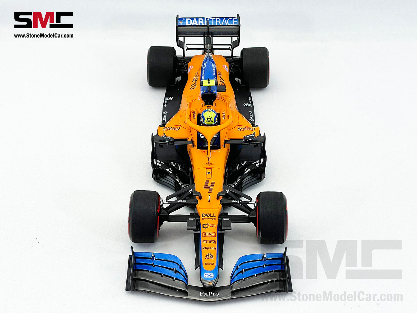 McLaren F1 MCL35M #4 Lando Norris Russia GP 2021 1st Career Pole 1:18 MINICHAMPS