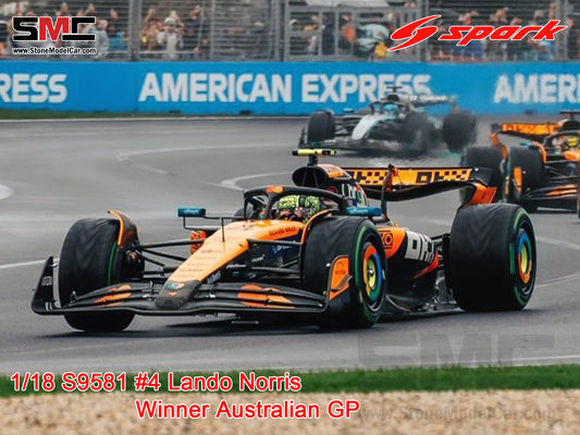 [Pre-Order] McLaren F1 MCL39 #4 Lando Norris Australian GP 2025 Winner 1:43 Spark S9581