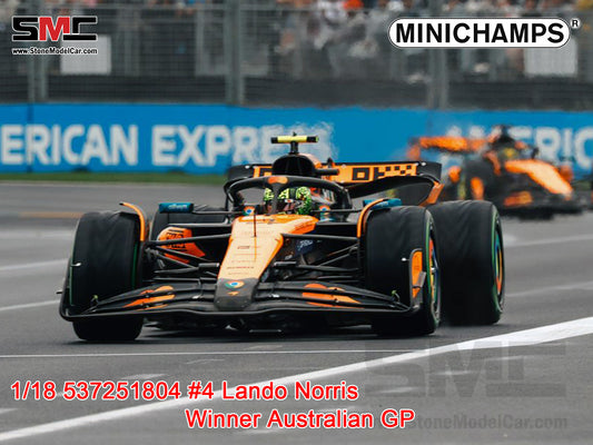 [Pre-Order] McLaren F1 MCL39 #4 Lando Norris Australian GP 2025 Winner 1:18 MINICHAMPS
