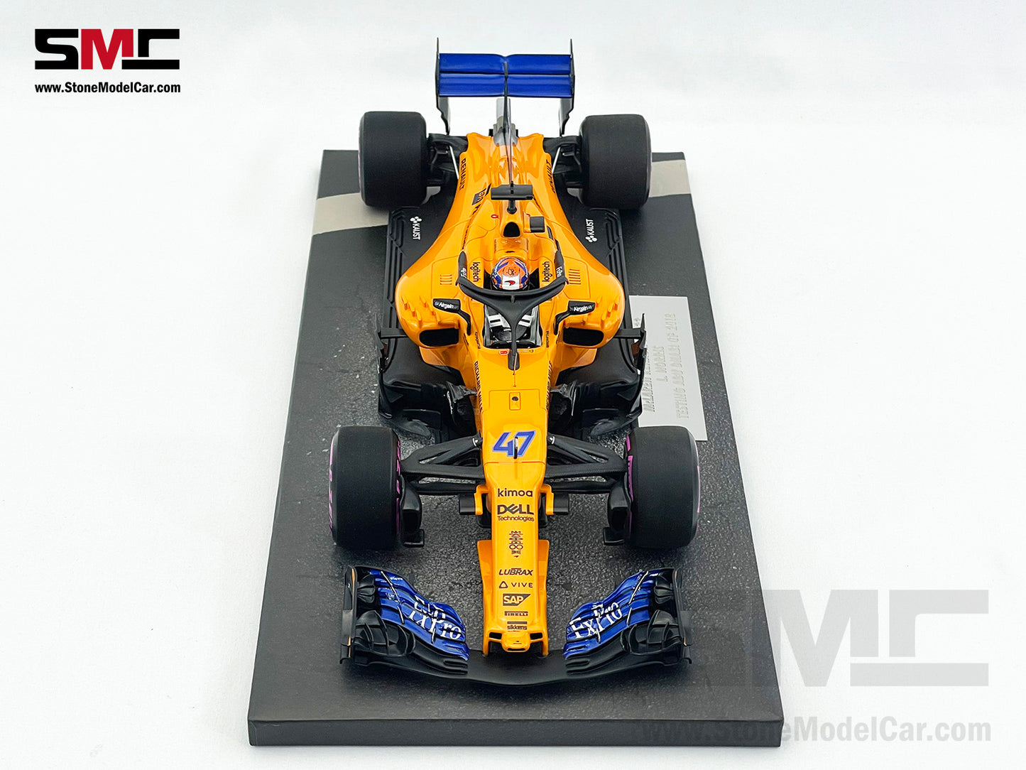 [Pre-Owned] McLaren F1 MCL33 #47 Lando Norris Abu Dhabi GP 2018 1st Test 1:18 MINICHAMPS