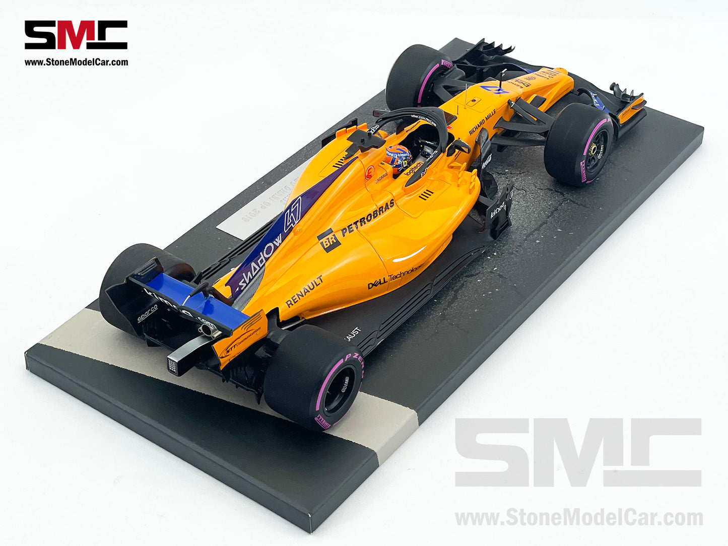 [Pre-Owned] McLaren F1 MCL33 #47 Lando Norris Abu Dhabi GP 2018 1st Test 1:18 MINICHAMPS