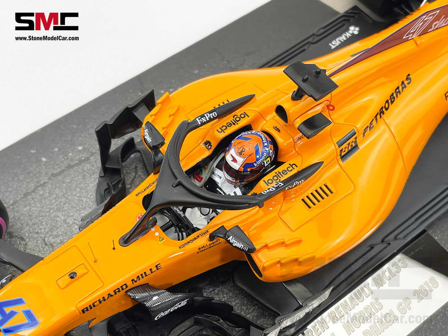 [Pre-Owned] McLaren F1 MCL33 #47 Lando Norris Abu Dhabi GP 2018 1st Test 1:18 MINICHAMPS