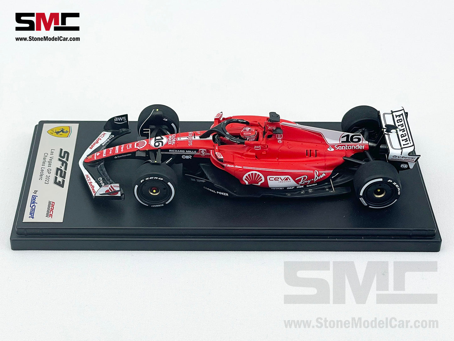 Ferrari F1 SF-23 #16 Charles Leclerc Las Vegas GP Pole 2023 Looksmart 1:43 LSF1049