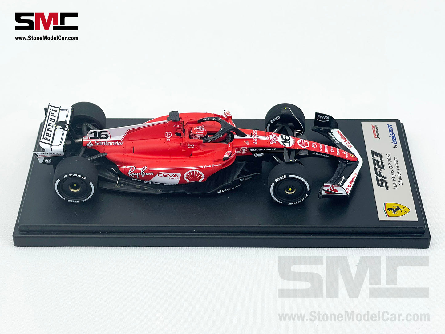Ferrari F1 SF-23 #16 Charles Leclerc Las Vegas GP Pole 2023 Looksmart 1:43 LSF1049