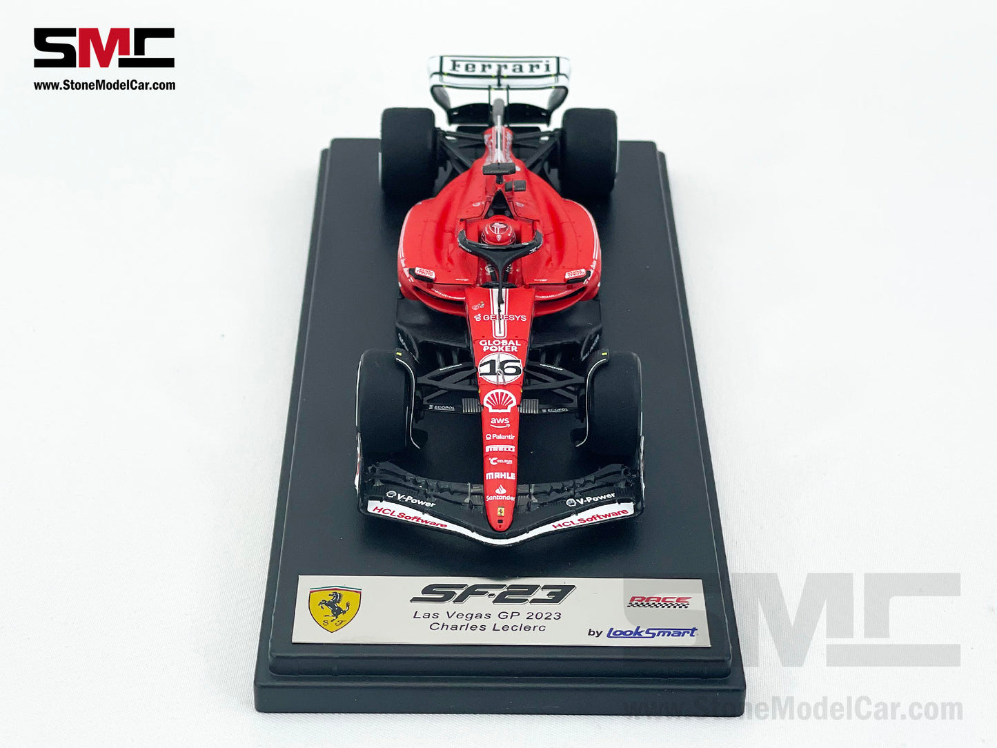 Ferrari F1 SF-23 #16 Charles Leclerc Las Vegas GP Pole 2023 Looksmart 1:43 LSF1049