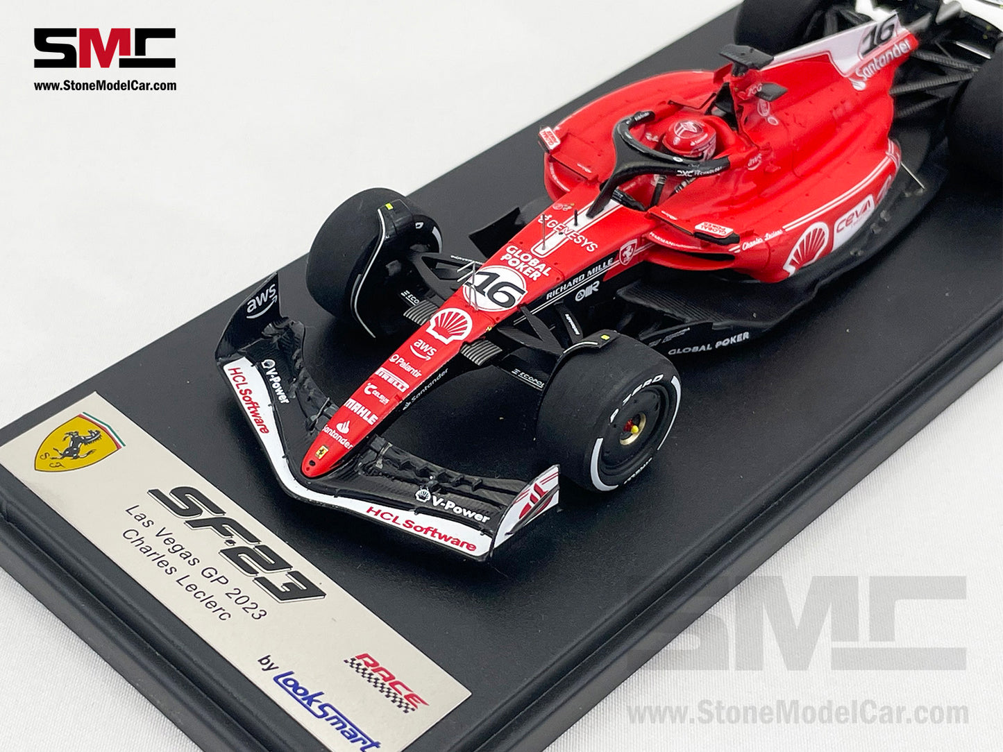 Ferrari F1 SF-23 #16 Charles Leclerc Las Vegas GP Pole 2023 Looksmart 1:43 LSF1049