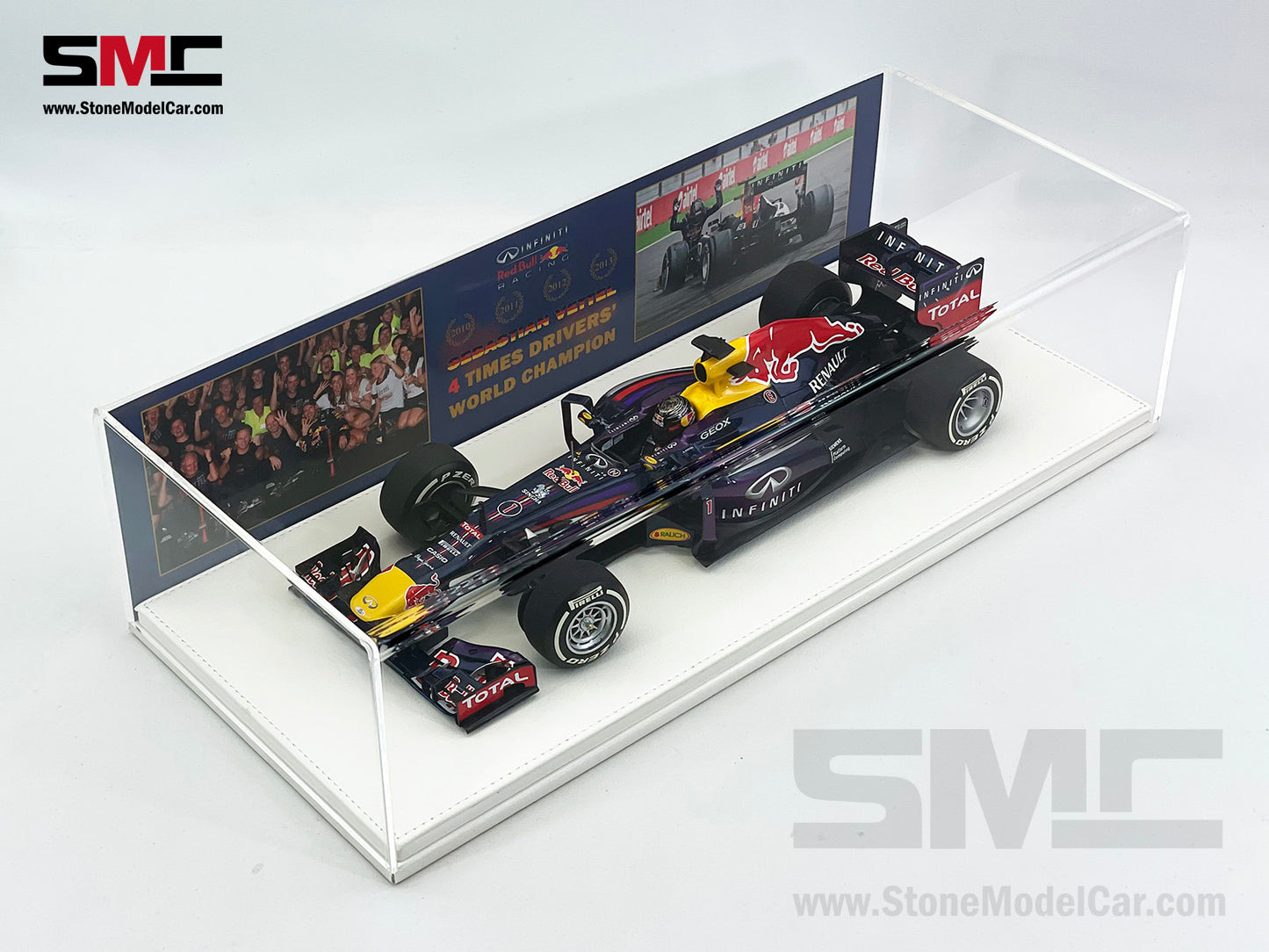Red Bull F1 RB9 #1 Sebastian Vettel Indian GP 2013 4x Times World Champion 1:18 MINICHAMPS