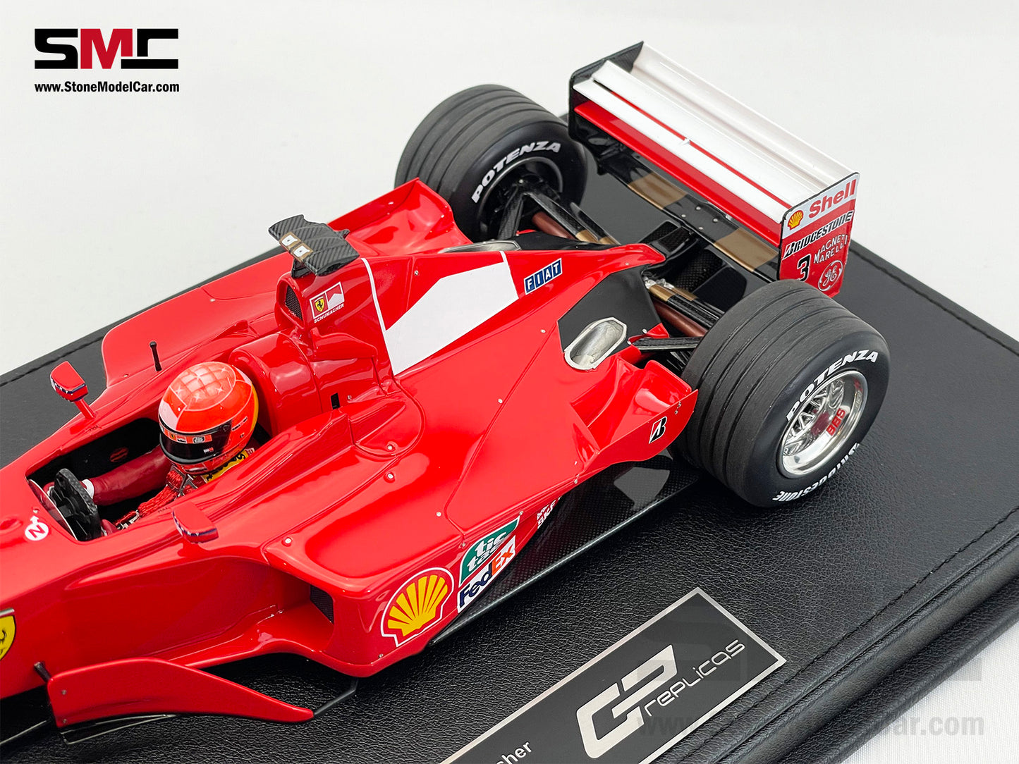 Ferrari F1 F1-2000 #3 Michael Schumacher Japan GP 2000 World Champion 1:18 GP REPLICAS with Driver + Decal