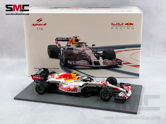 Red Bull F1 RB16B #11 Sergio Perez Turkish GP 3rd 2021 Special Livery 1:18 Spark