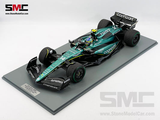 Aston Martin F1 AMR23 #14 Fernando Alonso 2nd Monaco GP 2023 Spark 1:12 12S038