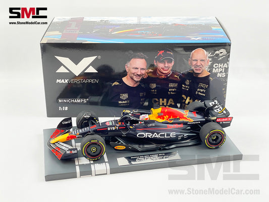 2022 F1 World Champion #1 Max Verstappen Red Bull RB18 US GP 1:18 MINICHAMPS