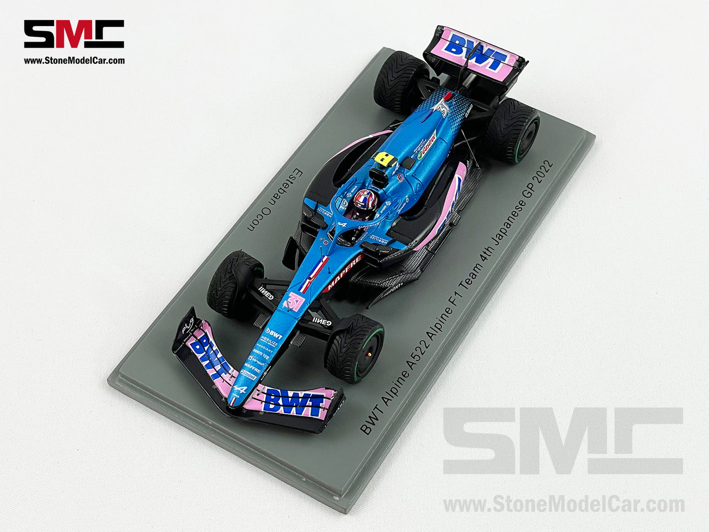 Alpine Renault BWT F1 A522 #31 Esteban Ocon Japan GP 4th 2022 1:43 Spark S8558