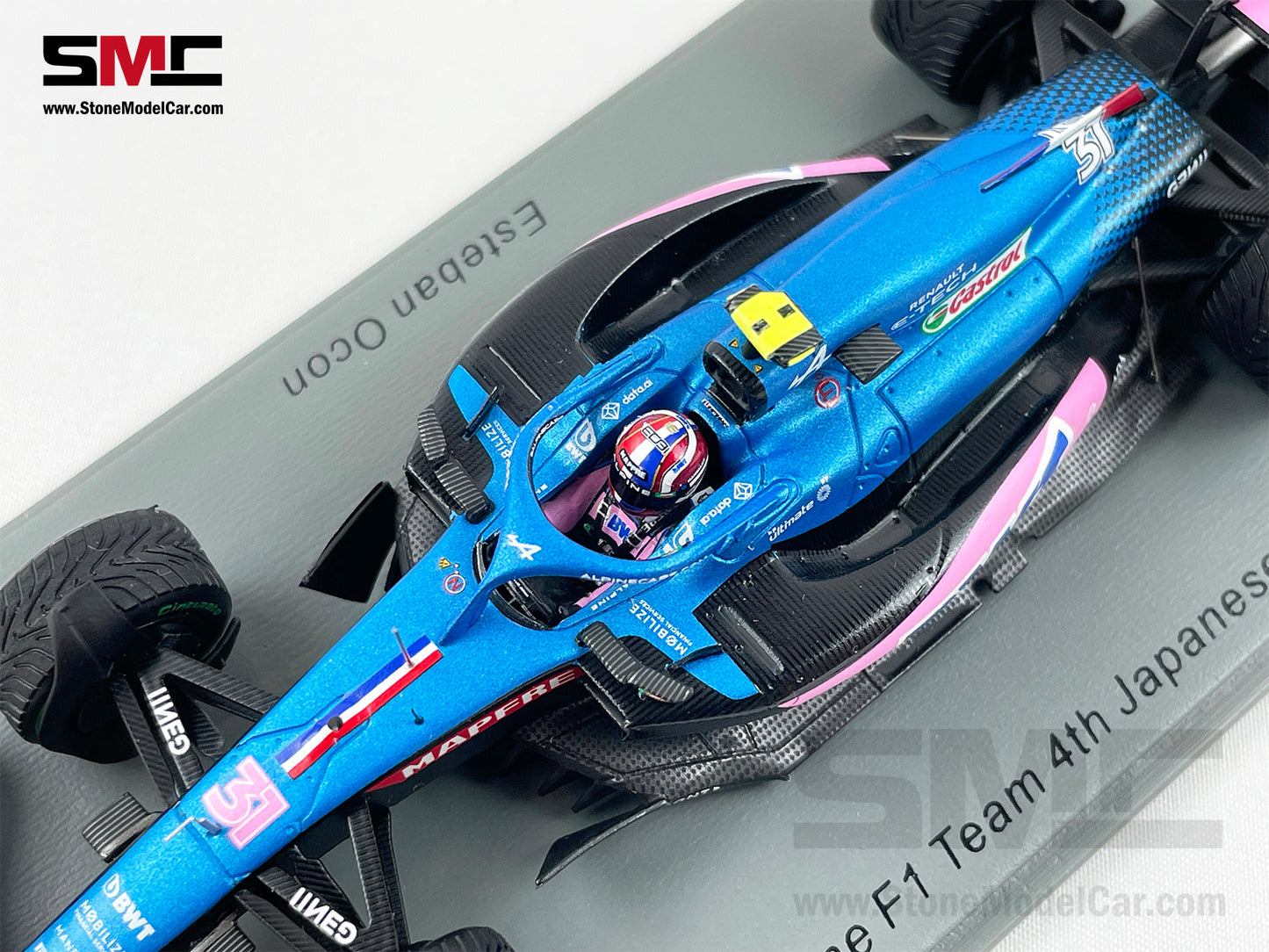 Alpine Renault BWT F1 A522 #31 Esteban Ocon Japan GP 4th 2022 1:43 Spark S8558