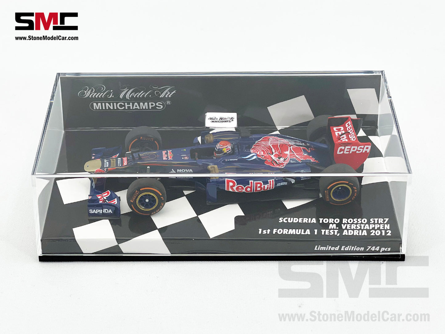 Scuderia Toro Rosso F1 STR7 Max Verstappen 1st F1 Test Adria 2014 1:43 MINICHAMPS