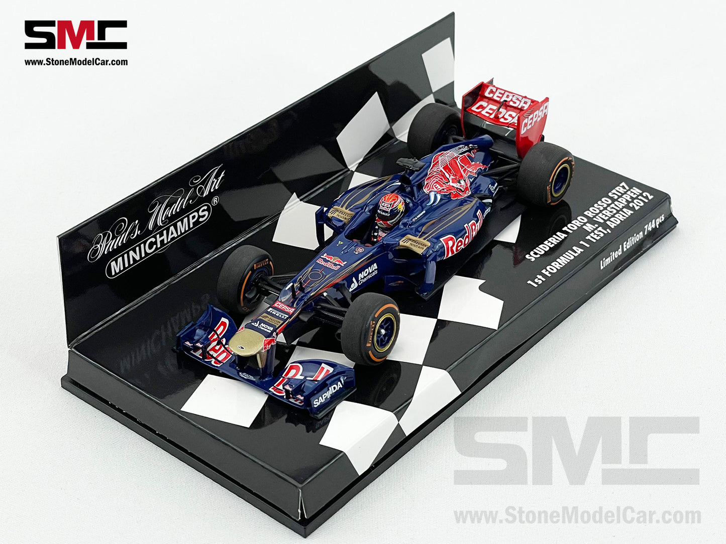 Scuderia Toro Rosso F1 STR7 Max Verstappen 1st F1 Test Adria 2014 1:43 MINICHAMPS