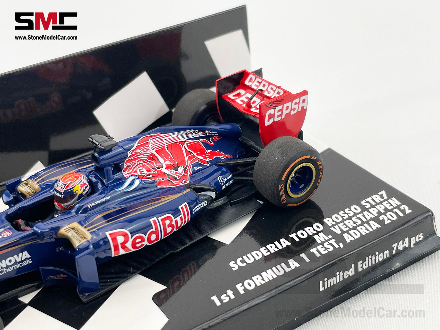 Scuderia Toro Rosso F1 STR7 Max Verstappen 1st F1 Test Adria 2014 1:43 MINICHAMPS
