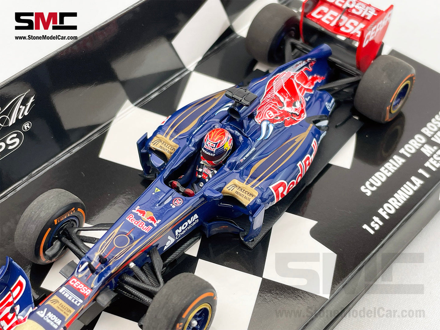 Scuderia Toro Rosso F1 STR7 Max Verstappen 1st F1 Test Adria 2014 1:43 MINICHAMPS