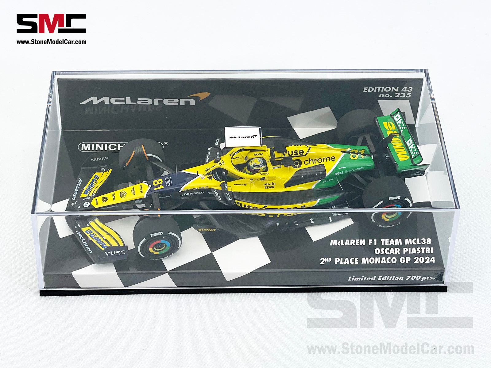 McLaren F1 MCL38 #81 Oscar Piastri 2nd Monaco GP 2024