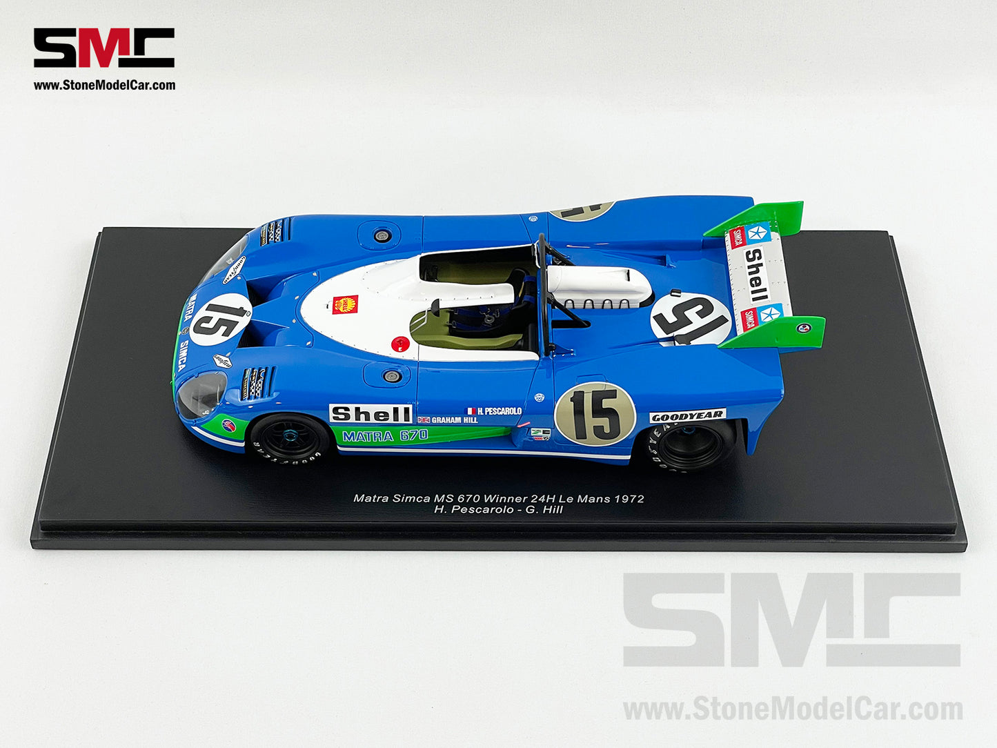 24h Le Mans 1972 Winner Matra Simca MS670 #15 Graham Hill 1:18 Spark 18LM72