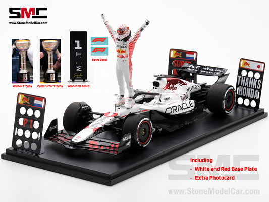 [Pre-Order] Red Bull F1 RB21 #1 Max Verstappen Japanese GP Winner 2025 1:18 Spark Figure Special