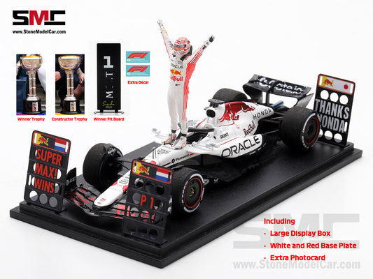 [Pre-Order] Red Bull F1 RB21 #1 Max Verstappen Japanese GP Winner 2025 1:43 Spark Figure Special